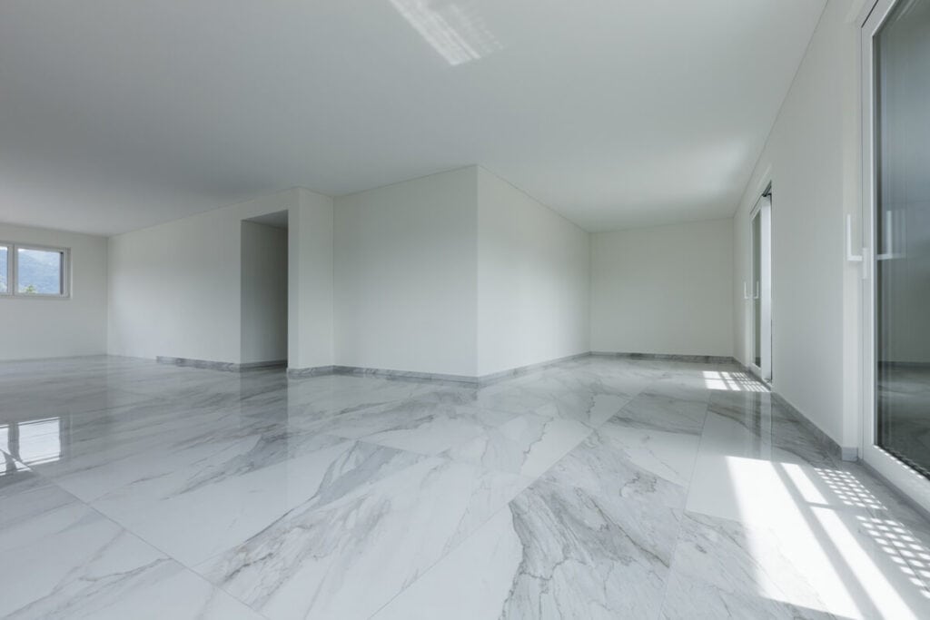 Large marble floor tiles